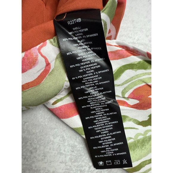 Andrea Iyamah Behati Crop Top Coral Green Balloon Sleeves - Picture 9 of 12